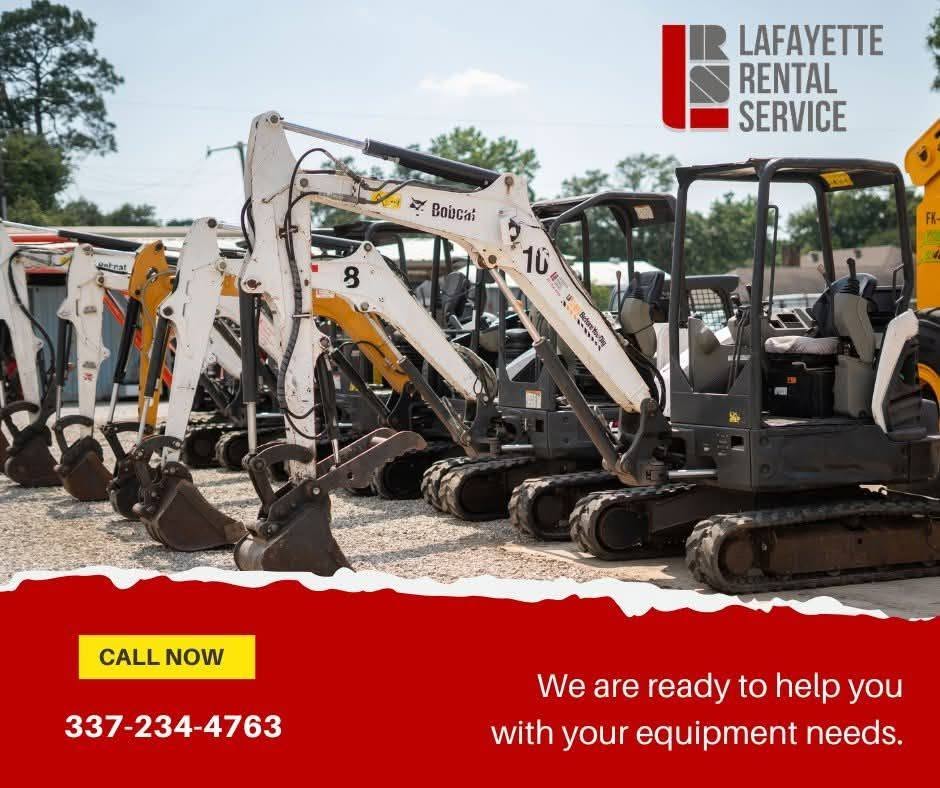 Equipment Rental Lafayette LA | Lafayette Rental Service